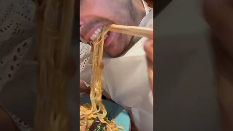 Two rounds of noodles at a Chinese restaurant #food #shorts