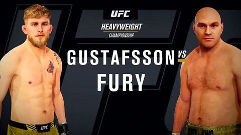 EA Sports UFC 4 Gameplay Tyson Fury vs Alexander Gustafsson