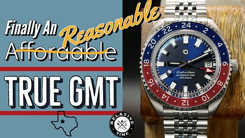 An American Assembled True GMT! Jack Mason Strat-O-Timer Review Miyota 9075