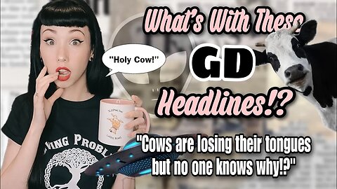 What's with These GD Headlines!! Cows in Texas were found mutilated and not in a natural way...