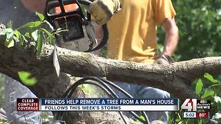 'Angels' help Kansas City man recover from severe storm damage