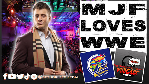 MJF LOVES WWE! | Clip from the Pro Wrestling Podcast Podcast | @sethgrimesmedia| #mjf #aew #nxt #wwe