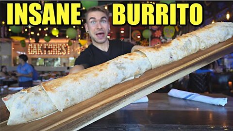"NOBODY CAN EAT THAT!" HOUSTONS BIGGEST BURRITO CHALLENGE | Undefeated Burrito