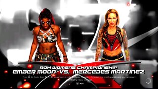 ROH Final Battle 2022 Mercedes Martinez vs Athena for the ROH Women's World Championship