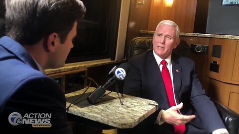 COMPLETE INTERVIEW: Vice President Pence speaks with 7 Action News during visit to Michigan