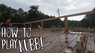 What Is Kubb?/ How to Play Kubb Lawn Game | Rules, Strategy and More/ How We play Kubb!!!