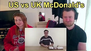 Brits React to US vs UK McDonald's | Food Wars *SHOCKING*