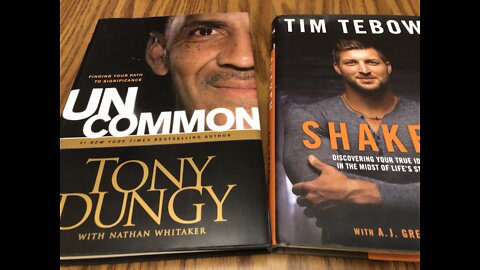 Monthly Book (Two Books!!) Giveaway - September 2022 - Tim Tebow & Tony Dungy