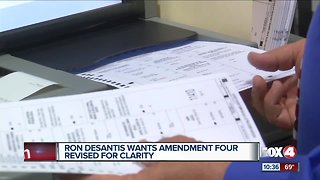 DeSantis: Amendment 4 needs clarification