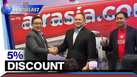 Mga pasahero ng AirAsia, makatatanggap ng 5% discount sa bibilhing imported products sa duty free PH