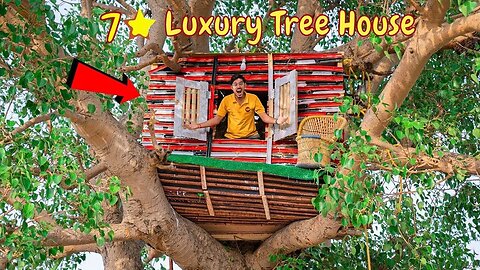 We Made 7 Star Luxury Tree House (With Balcony)- आलिशान घर वो भी पेड़ पे | Tree House
