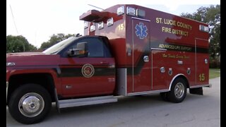 Fort Pierce police car struck by stolen ambulance, investigators say