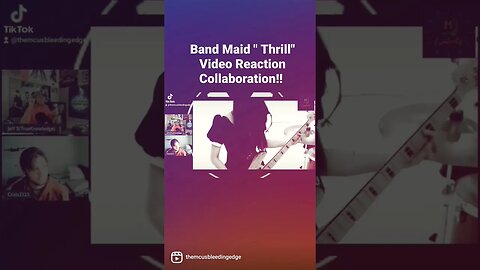 Clip #15 of a Band Maid " Thrill" Video Reaction Collaboration Series! #bandmaidthrill #bandmaid