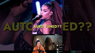 IS THIS AUTO TUNED? Ariana Grande - The Way (Live from London) #shorts