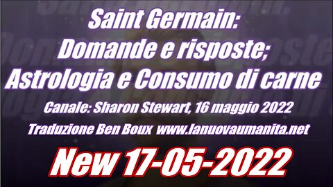 Saint Germain Domande e risposte; Astrologia e Consumo di carne.