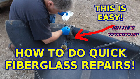 Quick and easy Fiberglass repair!