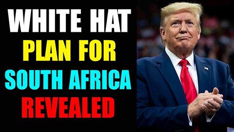 WHITE HAT'S PLAN FOR SOUTH AFRICA REVEALED! GREENLAND'S DEEP SECRET UNFOLDED - TRUMP NEWS