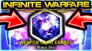 1st EVER Black Sky Camo Unlocked in Infinite Warfare! Trickshot To Unlock Black Sky Camo! COD IW BS!