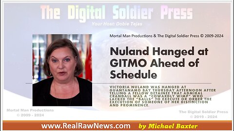 Victoria Nuland Hanged at GITMO on 4-11-2024.