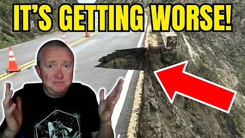 America's Infrastructure UNDER SEIGE California Highway Collapses!
