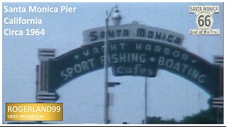 Santa Monica Pier Circa 1964