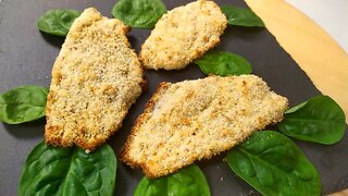 BREADED FLOUNDER. FAST AND TASTY!