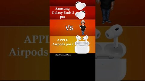 APPLE Airpods pro 2 VS SAMSUNG Galaxy Buds 2 pro #airpodspro2 #galaxybuds2pro #apple #samsung