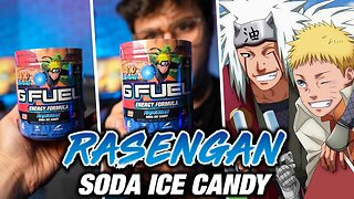 Naruto Rasengan Soda Ice Candy GFUEL Flavor Review