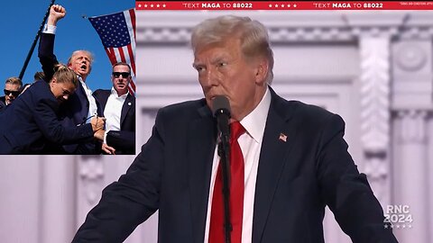 FIRST FULL SPEECH AFTER BEING SHOT: President Trump Speaks at RNC 2024 (Day 4) 97 minutes