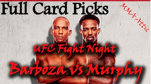 Predictions for UFC Fight Night: Barboza vs. Murphy