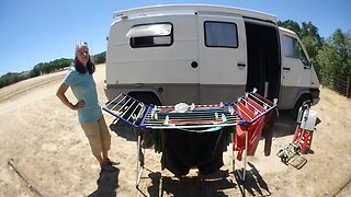 Vanlife with a Washing Machine ~ Doing Laundry in a Campervan