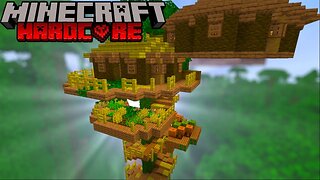 Jungle Starter House in Hardcore Minecraft 1.20