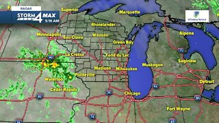 Clouds start to move in, showers possible