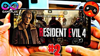 RESIDENT EVIL 4 REMAKE: jogando no Celular Android via Caiji (Frango Games)#02