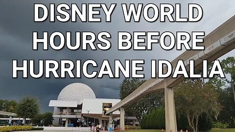 Visiting Disney World Hours Before Hurricane Idalia