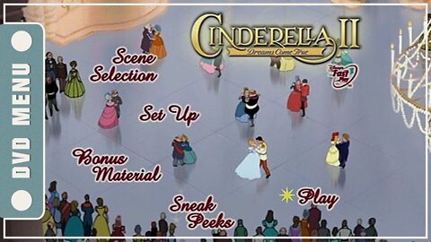 Cinderella II: Dreams Come True - DVD Menu