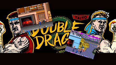 Double Dragon 1 and 2 Level 1 Battle!👊💥👊
