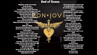 Bon Jovi- Bed Of Roses - Bon Jovi lyrics HQ