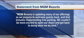 MGM Resorts will offer free parking when Las Vegas reopens
