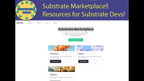 Substrate Marketplace!! Resources for Substrate Devs!