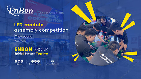 The second LED module assembly competition is comming