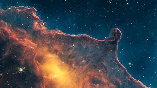 Carina Nebula Jets Narrowband Crop 1 4K #new #viral #video