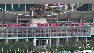 Multi-layers of security around Hard Rock Stadium