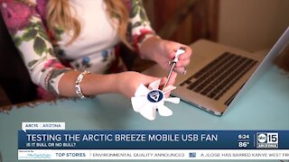 Does the Arctic Breeze USB fan work?