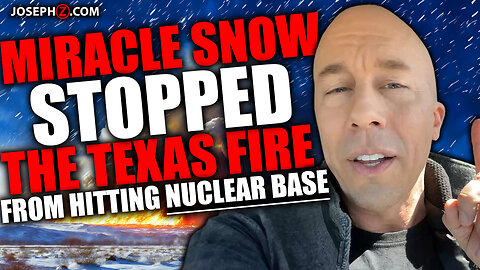 Miracle Snow STOPPED THE TEXAS FIRE from hitting Nuclear Base!!
