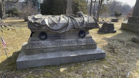 Cedar Hill Cemetary , grave of Gen Griffin A Stedman