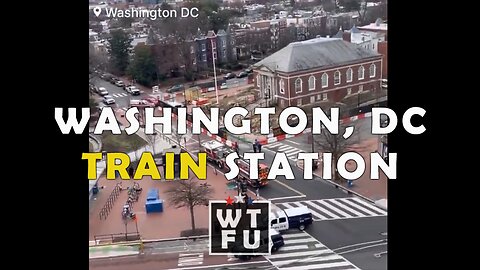Numerous loud explosions at the Eastern Market train station in DC