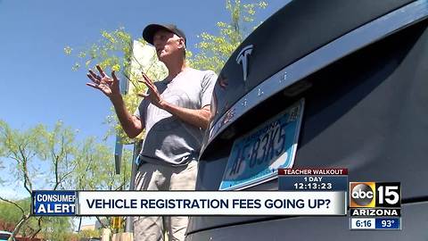 Arizona bill would raise registration fees for electric car owners