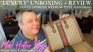 BOUGIE “LUXURY” - GG OPHIDIA MEDIUM TOTE from Babalabag