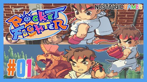 Pocket Fighters #01 - Ryu Storyline (PSX - Sem Comentários)